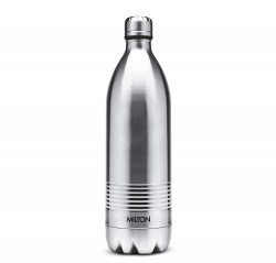 Milton Thermosteel Duo Deluxe Vacuum Insulated Flask, 1L (Silver)