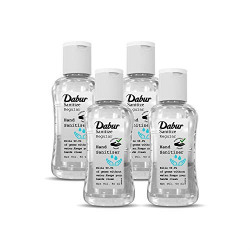 Dabur Sanitize Hand Sanitizer (Regular) Pack of 4 - 50 ml