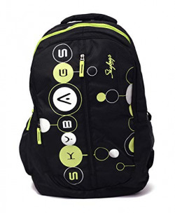 Skybags Polyester Ronan Plus 02 Black Unisex School Bag