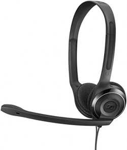 Sennheiser PC 8 Over-Ear USB VOIP Headphone with Mic (Black)