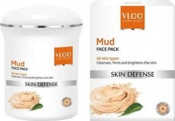 VLCC Mud Face Pack for all Skin Types - Cleanses, Firms & Brightens the Skin (70gm)