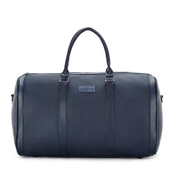 Footloose Stylish Synthetic 45 cms Navy Blue Travel Duffle (Doncaster) for Men and Women