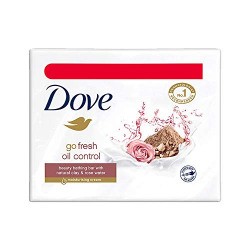 Dove Go Fresh Oil Control Moisturising Soap, 100 g (Pack of 3) with Pack of 3