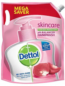 Dettol pH-Balanced Skincare Liquid Handwash Refill Super Saver Pack, 1500ml@109