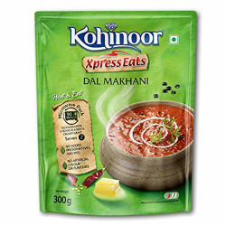 Kohinoor Xpress Eats, Ready-to-Eat Dal Makhani, Microwave Pack, 300 g