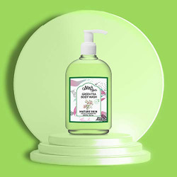 Mirah Belle - Green Tea, Orchid - Mature Skin Body Wash - Anti - Aging, Sagging, Elderly Skin - Best for Men and Women - Sulfate and Paraben Free - 250 ml