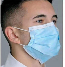 Disposable Mouth Masks 2 pcs Nose Mask Dust Mask Pollution Mask (Color May Vary)