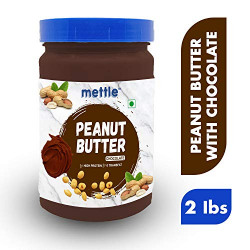 Swasthum Mettle Peanut Butter Dark Chocolate 907g (Gluten Free / Non-GMO, Vegan)