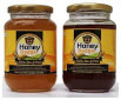 Honey Badger Unfiltered;Unprocessed;Unheated;Unpasteurized;|Honey|-500g( Pack of 2)