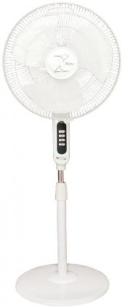 Zigma 1615 ISI 400 mm Ultra High Speed 3 Blade Pedestal Fan(WHITE, Pack of 1)