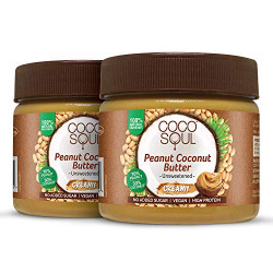 Coco Soul Peanut Coconut Butter-Creamy, 2 x 250 g