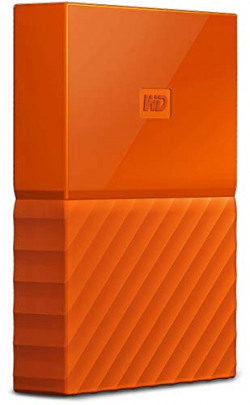 WD My Passport 1TB Portable External Hard Drive (Orange)