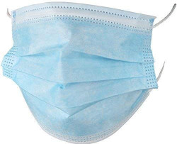 Woschmann-Disposable 3 PLY Non Woven Surgical Face Mask (Pack of 10)