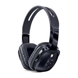 iBall Pulse BT4 Wireless Headset with Mic, Designed for Powerful Bass, Black