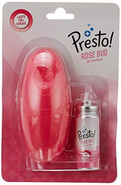 Amazon Brand - Presto! One Touch Air Freshener - Rose Bud, 15 ml