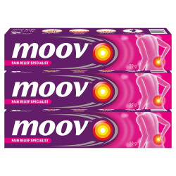 Moov Fast Pain Relief Cream – 50g (Pack of 3)