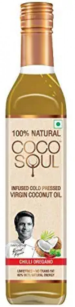 Coco Soul Chilli Oregano Infused Oil Bottle, 250 ml