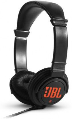 JBL T250SI Wired Headset without Mic  (Black, Wired over the head)