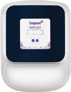 LIVPURE LIV-PEP-PRO-TOUCH 8.5 L RO + UV + UF Water Purifier(White, Blue)
