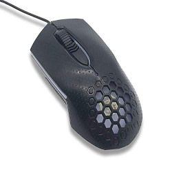BRIX R8 Comfortable Grip Ergonomic Wired Gaming Mouse, 1600 DPI Adjustable, 6D Button Optical PC