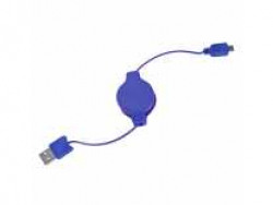 SumacLife 3.2-feet Micro USB Retractable Charge Sync Cable (Navy Blue) Rs.99 @ Amazon