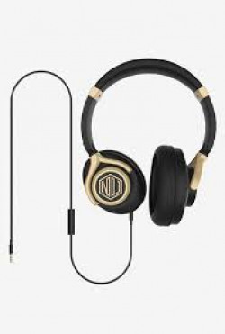 Nu Republic Starboy W On The Ear Headphones with Mic (BlackGold)
