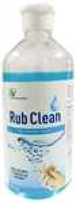 Rub Clean Sanitizer with Alcohol Pack of 2 (500 ml each) + Free Shipping