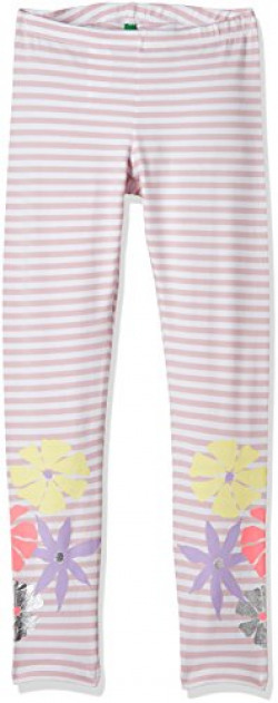 United Colors of Benetton Girl's Leggings (18P3CEL0APJCI_901_BLUE_XL)