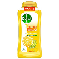 Dettol Body Wash and Shower Gel, Refresh - 250ml