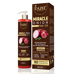 Dazel - The Skin Pulse® Miracle Onion Hair Oil For Hair Growth | Hair Fall Control & Longer Hair (200ML)