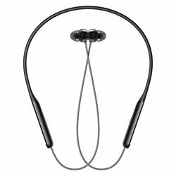 OPPO Enco M31 Bluetooth Neckband Earphones with Mic, Support AI-Powered Noise Reduction During Calls, Long Battery Life for Calls and Music, IPX5 Water Resistant,Supports Android and iOSBlack