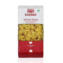 Amazon Brand - Solimo Durum Wheat Farfalle Pasta, 500g