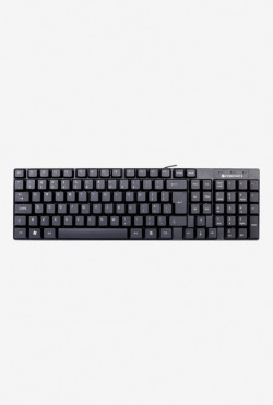 Zebronics ZEB  z25 standard USB wired keyboard (black)
