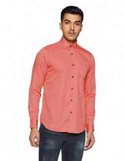 Easies by Killer Men's Plain Slim Fit Casual Shirt (85061 Barney E702UASFFSSC Dusty Red XL)