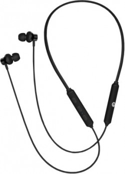Motorola Verve Rap 250 Flexible neckband with Google Assistant enabled Bluetooth Headset(Black, In the Ear)