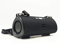 Egate Concord C510 Strap Mini Boom Box Bluetooth Speaker with Bass Radiators (Black)