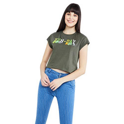 Max Women's Regular Fit Top (SU19YFP34_Green L)