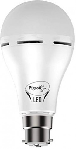 Pigeon by Stoverkraft Plastic Rechargeable LED Emergency Bulb, 75 x 100 mm (Cool Day Light, 9 Watt)