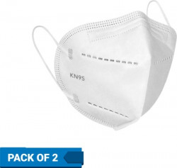 Flipkart SmartBuy Health+ KN95 WSX-26-2(White, Pack of 2)