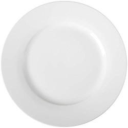 AmazonBasics Porcelain Dinner Plate -(White) Set of 6-Piece