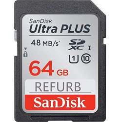 (Renewed) SanDisk Ultra 64GB Class 10 UHS-I SDXC Memory Card (SDSDUNC-064G-GN6IN)