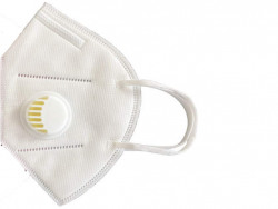 YJC Anti-Pollution Mask With N95 PM 2.5 Filter (White) | Pack of 1