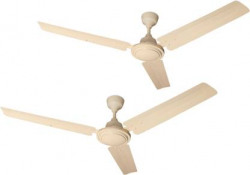 Four Star FABIA Premium 2 1200 mm 3 Blade Ceiling Fan  (Ivory, Pack of 2)