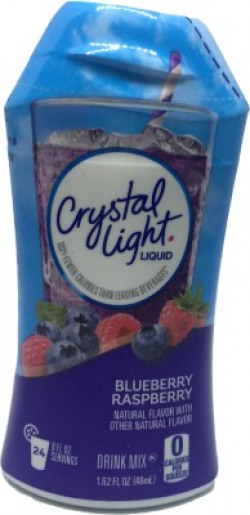 Crystal Light Blueberry Raspberry Liquid Drink Mix (1.62 oz ) Blueberry  ,Raspberry(48 ml, Pack of 1)