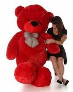 TedsTree 4 feet red cute and soft teddy hug able teddy anniversary gift  - 117.21 cm(Red)
