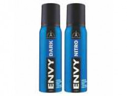 Envy Deo Combo, Dark and Nitro, 120ml (Pack of 2) Rs. 258 - Amazon