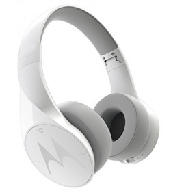 Motorola Pulse Escape Wireless Over-Ear Headphones with Alexa (White)