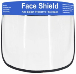 SpadeAces   SHIELD MASK- A-2  Face Shield PVR02 Safety Visor(Size - 15)