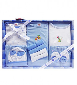 Mini Berry 13 Piece Unisex Baby's Gift Set (Blue)