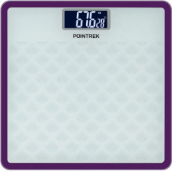 POINTREK DIGITAL ELECTRONIC LCD PERSONAL HEALTH BODY CHECKUP FITNESS Weighing Scale(White)